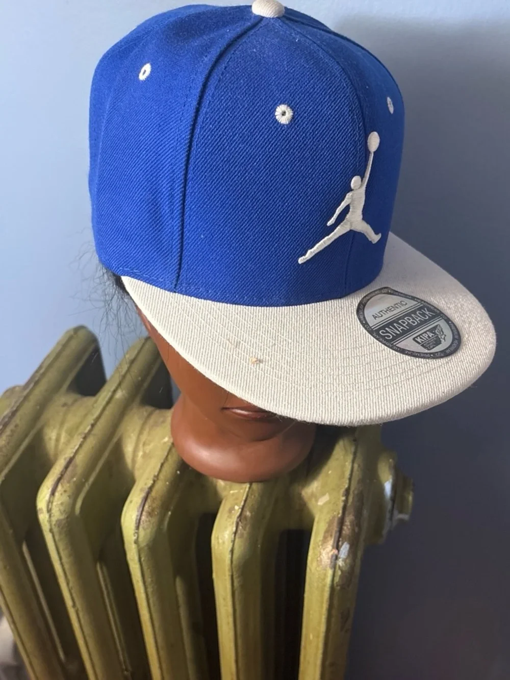 Jordan Kids Royal Blue and Cream Snapback Hat